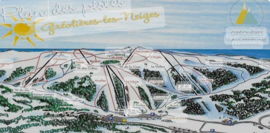 Greolieres Les Neiges Apartment Luaran gambar